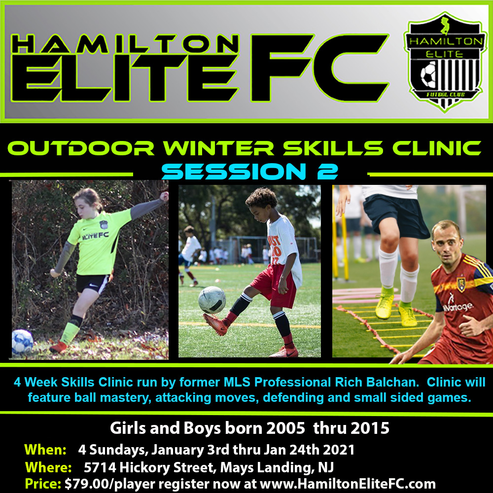 Elite FC of Hamilton Twp South Jersey Travel Soccer Tryouts & Academy