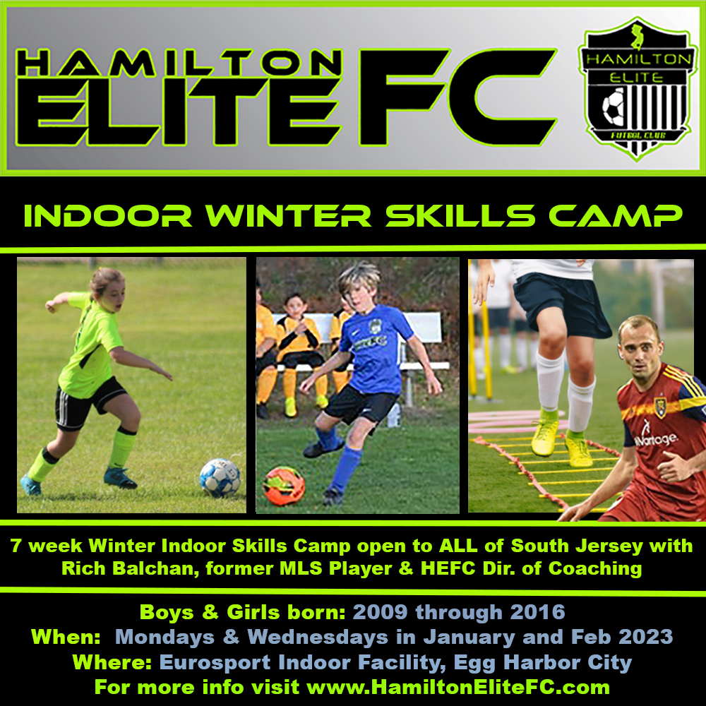 Winter Soccer Camp Indoor winter skills clinic Galloway new jersey