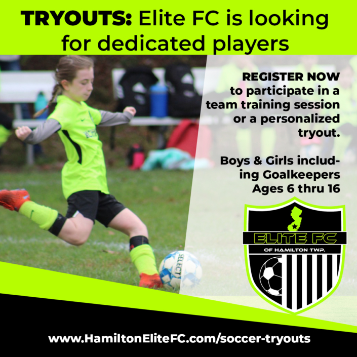Elite FC of Hamilton Twp South Jersey Travel Soccer Tryouts & Academy